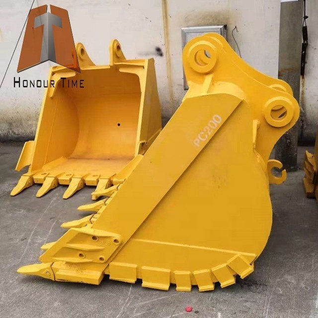 Factory price excavator undercarriage spare parts for PC200 bucket standard size